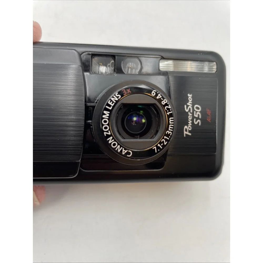 Canon PowerShot S50 5.0MP Digital Camera PC1048 Japan+Battery+Case+Free Ship